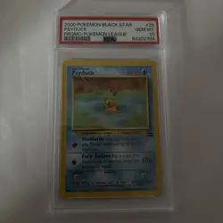 Pokemon Black Star #20 - Psyduck - GEM Mint - Promo - Pokemon League - PSA 10! - Image 1