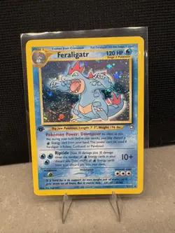Feraligatr 5/111 Neo Genesis 1st Edition Holo Rare Pokemon TCG Wizards English - Image 1