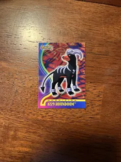 Pokemon 2001 Topps Johto Champions - Houndoom #229 TV Animation - Image 1