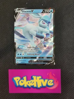 Pokemon TCG Glaceon V Crown Zenith 038/159 Holo Ultra Rare - Image 1