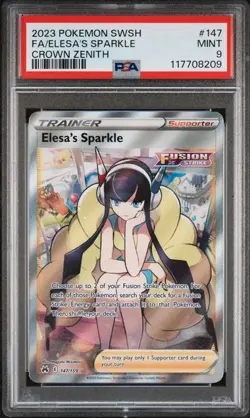 Pokemon TCG - Elesa's Sparkle 147/159 Crown Zenith - PSA 9 Mint - Image 1
