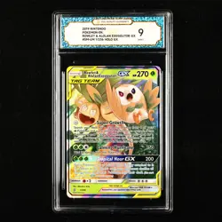TQG 9 MINT 2019 Pokemon ENG Rowlet & Alolan exeggutor GX #SM-UM 1/236 Holo GX - Image 1