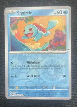 Squirtle - Pokemon Center Exclusive Promo 007/165 - Image 1
