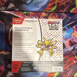 Pokemon Scarlet & Violet 151 Alakazam ex Collection Box English - Image 2
