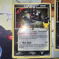 (2x) Pokemon Celebrations Greninja Gold Star Promo SWSH144 SEALED NM - Image 2