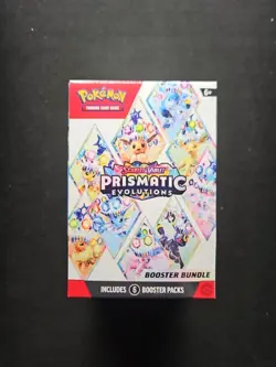 Pokemon TCG Scarlet & Violet Prismatic Evolutions Booster Bundle SEALED - Image 1