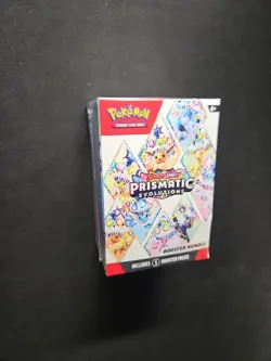 Pokemon TCG Scarlet & Violet Prismatic Evolutions Booster Bundle SEALED - Image 4