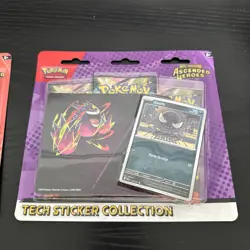 2 Pokemon TCG ME2.5 Ascended Heroes Tech Sticker Collection Bundle Sealed New - Image 2