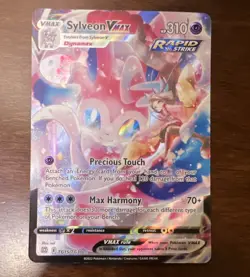 Pokemon Sylveon VMAX Ultra Rare Rapid Strike TG15/TG30 Brilliant Stars HP310 Ho… - Image 1