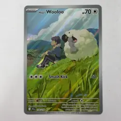 Hop’s Wooloo 170/159 Pokemon Journey Together Full Art Illustration Rare NM - Image 1