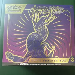 Pokemon Scarlet & Violet Base Miraidon Purple Elite Trainer Box - Image 1