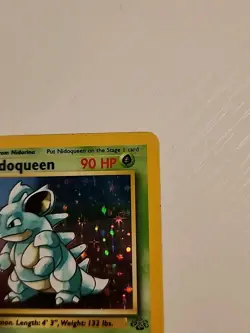 Pokemon TCG Nidoqueen Jungle 7/64 Holo Unlimited Holo Rare LP - Image 3