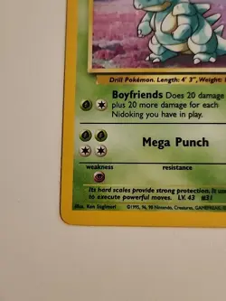 Pokemon TCG Nidoqueen Jungle 7/64 Holo Unlimited Holo Rare LP - Image 5