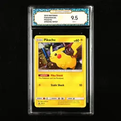 TQG 9.5 MINT+ 2018 Pokemon ENG Pikachu #PROMO SM157 - Image 1