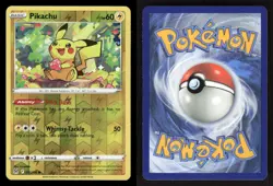 Pikachu 052/196 Common Lost Origin Pokemon Reverse Holo NM/M - Image 3
