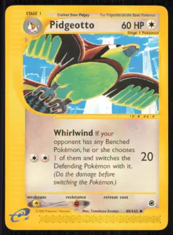 Pidgeotto 88/165 Uncommon Expedition Base Set Pokemon Lightly Played - Image 1