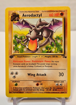 Aerodactyl 16/62 Rare 1st Edition Fossil Pokemon 1774 - Image 1