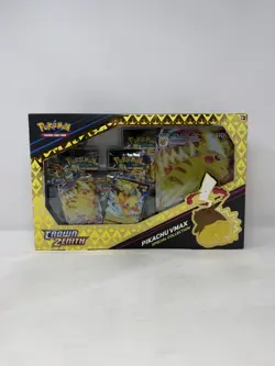Pokemon TCG Crown Zenith Pikachu VMAX Factory Sealed Special Collection Box - Image 1