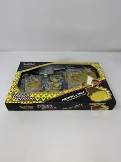 Pokemon TCG Crown Zenith Pikachu VMAX Factory Sealed Special Collection Box - Image 5