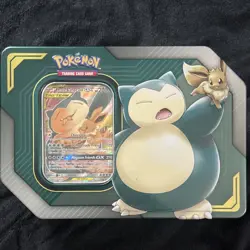 Eevee & Snorlax GX SM169 Promo - UNTOUCHED in Original Tin - Read Description - Image 1