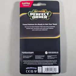 Pokemon Perfect Order Premium Checklane Blister 1 Booster Pack Clawitzer Promo - Image 2