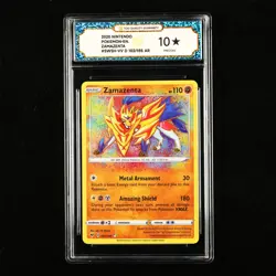 TQG 10 PRISTINE 2020 Pokemon ENG Zamazenta #SWSH-W D 102/185 AR - Image 1