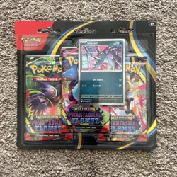 Pokemon TCG Phantasmal Flames Triple Blister Pack (Sneasel) - New & Sealed - Image 1