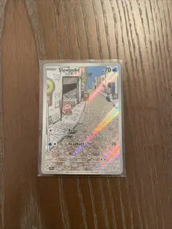 Pokemon TCG Slowpoke 204/198SV01 Scarlet & Violet Base Set Illustration NM - Image 2