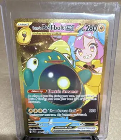 Pokemon Iono's Bellibolt EX Hyper Rare Full Art Holo 188/159 Sv09 - Image 1