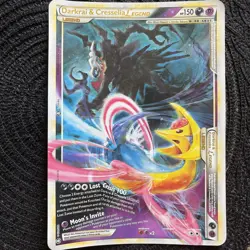 2010 Pokemon HGSS Darkrai Cresselia Legend Jumbo Promo #100/102 MP - Image 1