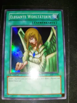 Yu-Gi-Oh! Elegante Wohltaterin SDP Starter Deck Pegasus 1. Auflage Top Mint PSA - Image 1