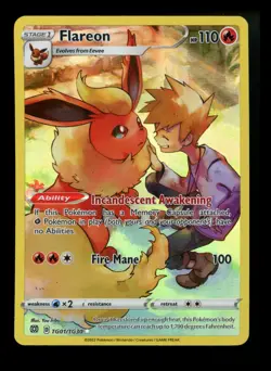 #2 Flareon TG01/TG30 Brilliant Stars 2022 Trainer Gallery Holo Pokemon Card TCG - Image 1