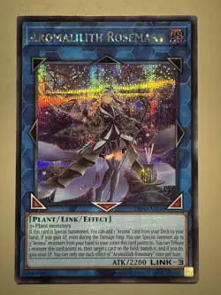 YUGIOH AROMALILITH ROSEMARY ASIA ENGLISH EDITION PHNI-AE050 SECRET RARE - Image 1