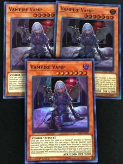 YUGIOH VAMPIRE VAMP DASA-EN050 1ST SUPER X3 (NM) - Image 1