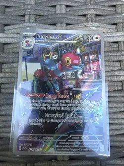 Pokemon TCG Porygon-Z 214/182 Paradox Rift Illustration Rare NM - Image 1