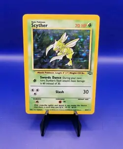 Scyther 10/64 Jungle Set Holo Rare Pokemon Card Nintendo Pokemon TCG WOTC 1999 - Image 1