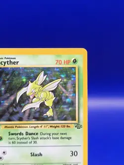Scyther 10/64 Jungle Set Holo Rare Pokemon Card Nintendo Pokemon TCG WOTC 1999 - Image 5