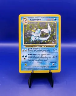 Vaporeon 12/64 Jungle Set Holo Rare Pokemon Card Nintendo Pokemon TCG WOTC 1999 - Image 1