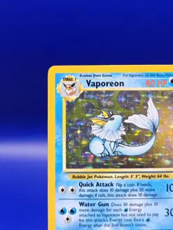 Vaporeon 12/64 Jungle Set Holo Rare Pokemon Card Nintendo Pokemon TCG WOTC 1999 - Image 4