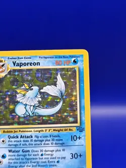 Vaporeon 12/64 Jungle Set Holo Rare Pokemon Card Nintendo Pokemon TCG WOTC 1999 - Image 5