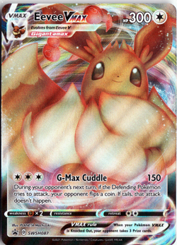 Eevee VMAX SWSH: Sword & Shield Promo Cards SWSD SWSH087 Promo NM - Image 1