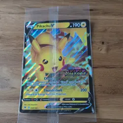 Pikachu V Jumbo Oversized Holo GAME U Promo Pokemon Card brand new - Image 1