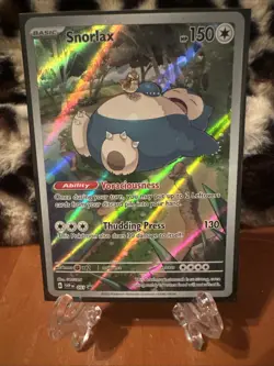 Pokemon TCG Snorlax 151 Scarlet Violet Promo Card NM - Image 1