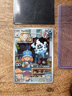 Vanillish Pokemon Card 190/182 VGC With Protective Case & Sleeve - Image 3