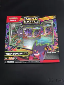 Pokemon Mega Battle Deck Mega Gengar ex Sealed Box 60 Cards Foil 2023 - Image 1