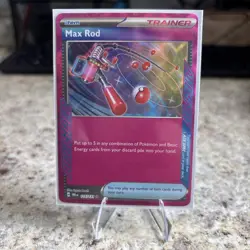 Pokemon TCG Max Rod Prismatic Evolutions Ace Spec Trainer Card 116/131 - Image 1