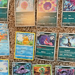 Pokemon TCG Lot 100 Cards Mixed Scarlet & Violet Bulk + Holo/Reverse NM/LP - Image 1