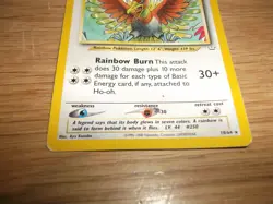 Ho-oh 18/64 Non Holo Pokemon Card Neo Revelation Genuine - Image 3