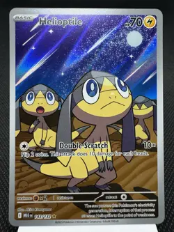 Helioptile 143/132 - Illustration Rare - Mega Evolution Pokemon Card NM - Image 1