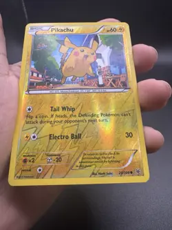 Pikachu 20/108 - Roaring Skies - Common Reverse Holo Pokemon Card - LP - Image 3